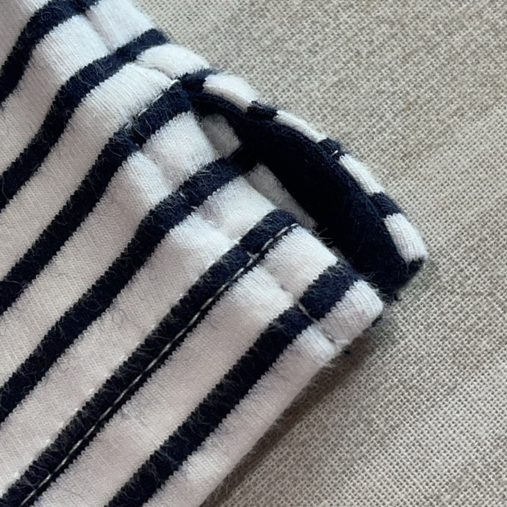 COPY - LAUREN RALPH LAUREN Blue Striped T Shirt Logo Chest Sz. L - Picture 16 of 16